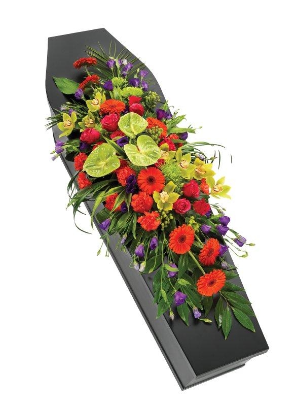 Vibrant Casket Spray