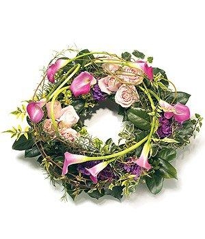 Pink Calla Lily Wreath